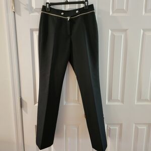 Michael‎ Michael Kors Black Zipper Waist Pants Women's Size 4